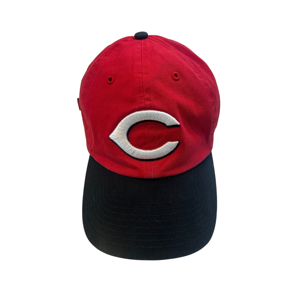 47 Brand Cincinnati Reds MLB Baseball Hat Red Black Adjustable Strapback Cap